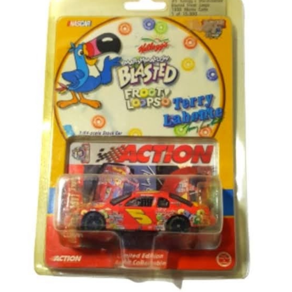 2001 Action Terry Labonte #5 Kellogg 1988 Monte Carlo 1:64 Scale Stock Car